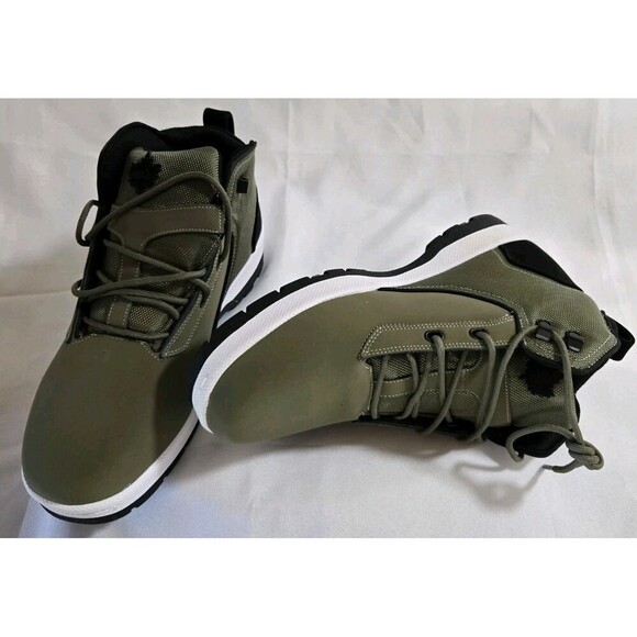 K1x Other - K1x H1ke Green Suede Men's Boots Size 10 US New